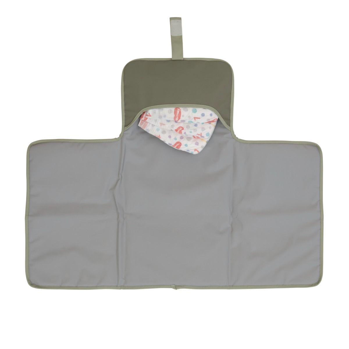 ALL4ELLA Recycled Changing Wallet - Sage | Baby Changing Mat | modandtod.com