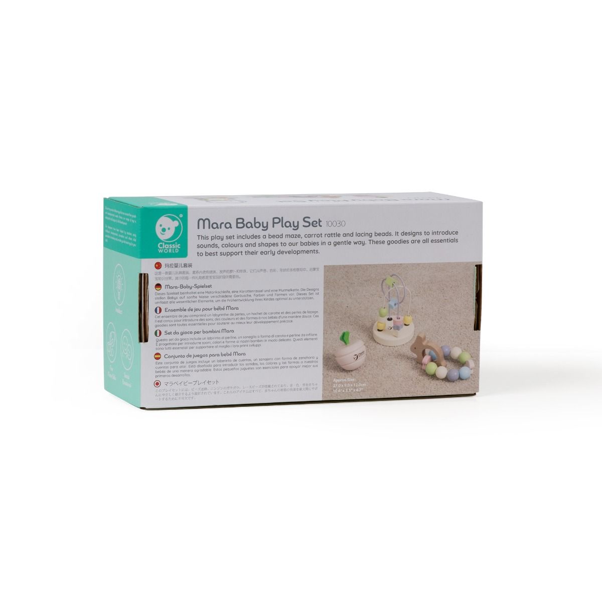 Classic World Mara Baby Play Set for baby. MOD & TOD