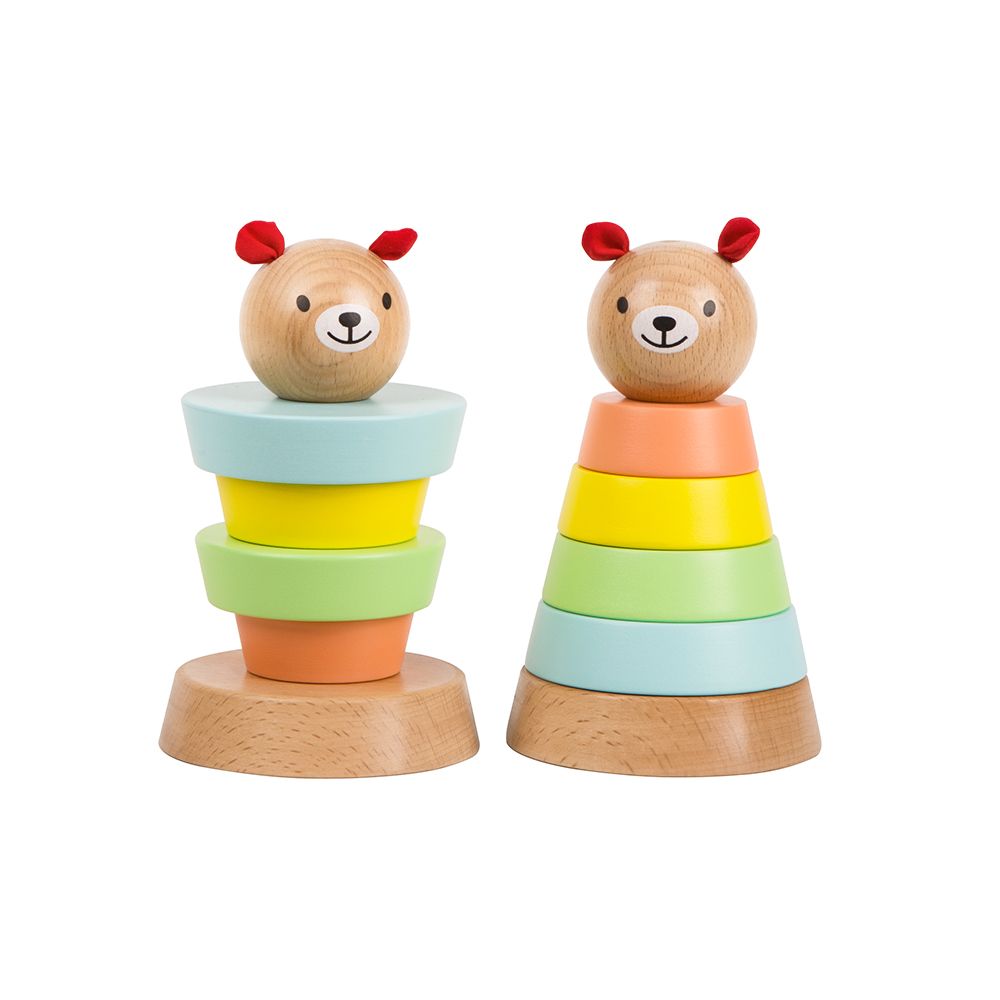 Classic world Bear Tower Stacking Toy for baby and toddler. MOD & TOD