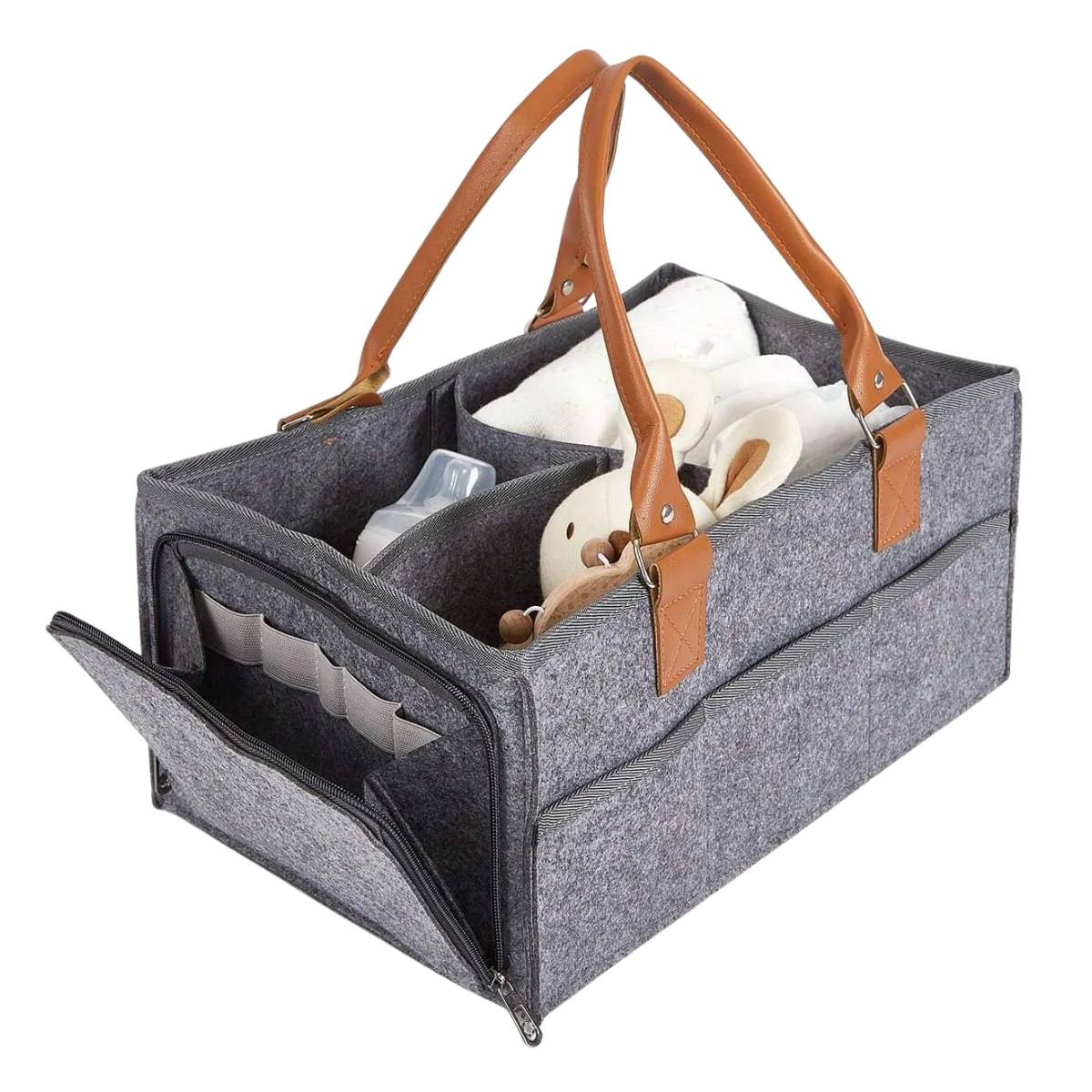 Luxe Nappy Caddy | Premium Baby Nursery Organiser NZ | Mod & Tod | modandtod.com
