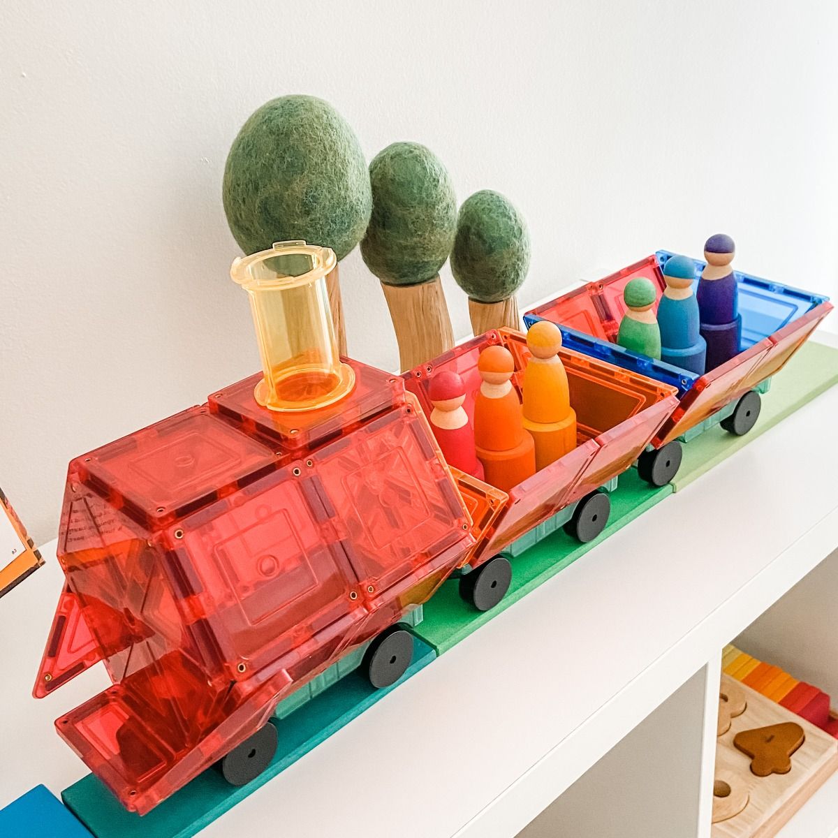 TileTek CAR BASE SET 2PC | Magnetic Tile Toys | modandtod.com