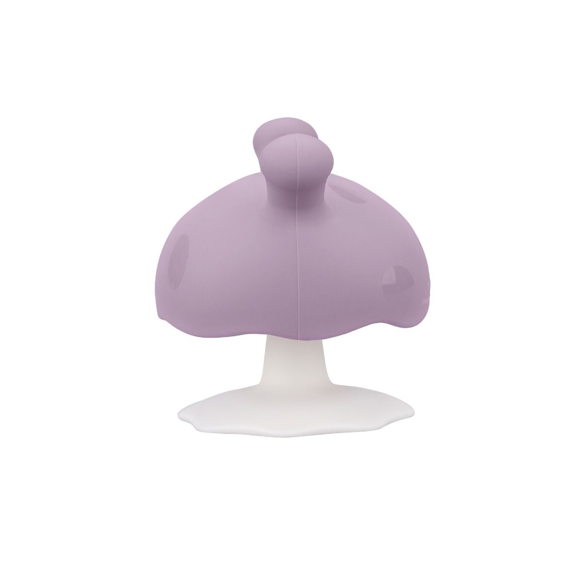 Mombella Mushroom Teether - Lavender | Baby Teething Toy | Silicone Teether | modandtod.com