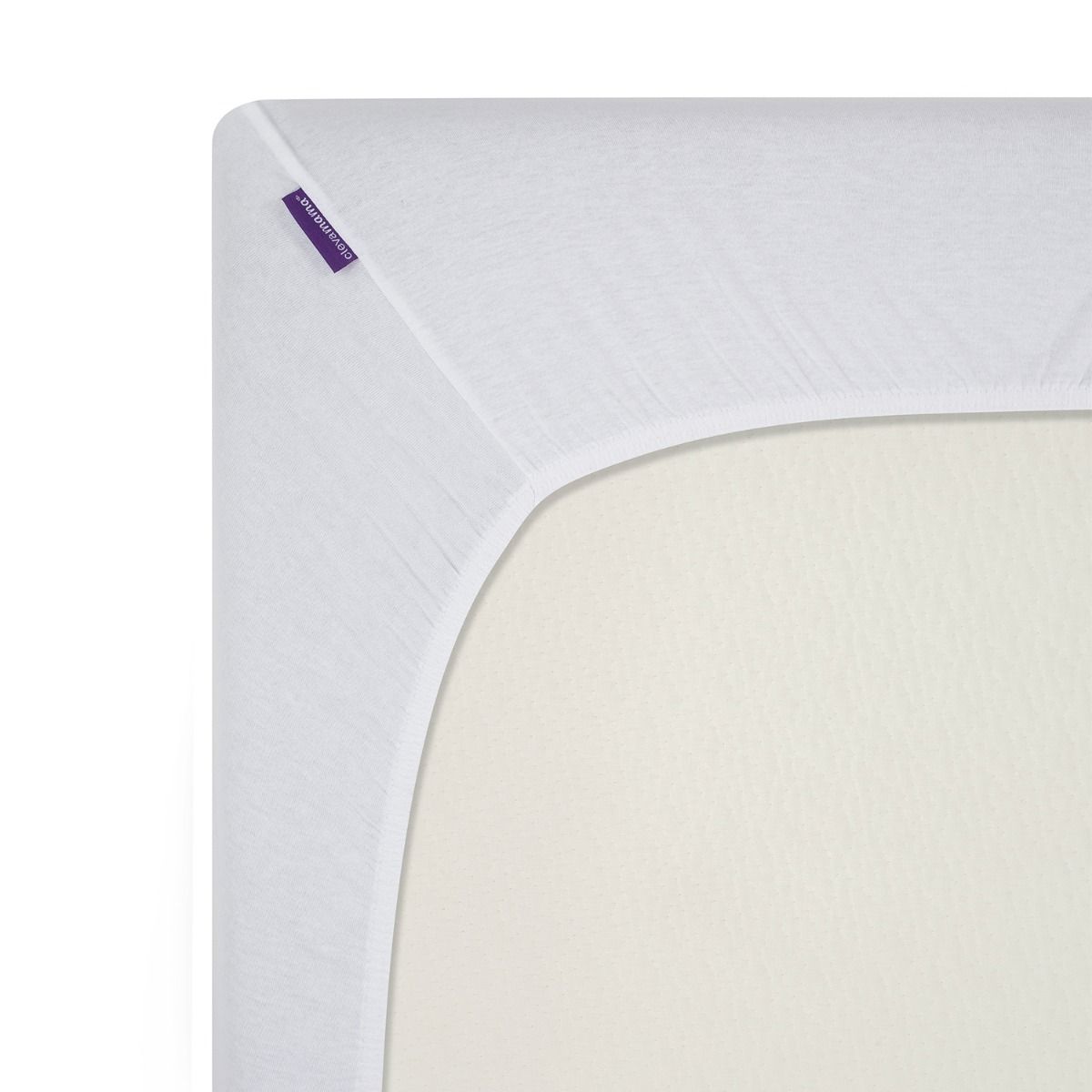 ClevaMama Jersey Cotton Fitted Sheets for Travel Cot 2pk | modandtod.com