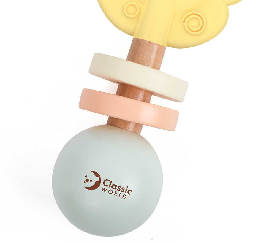 Classic World Flower Grasping baby toy. MOD & TOD