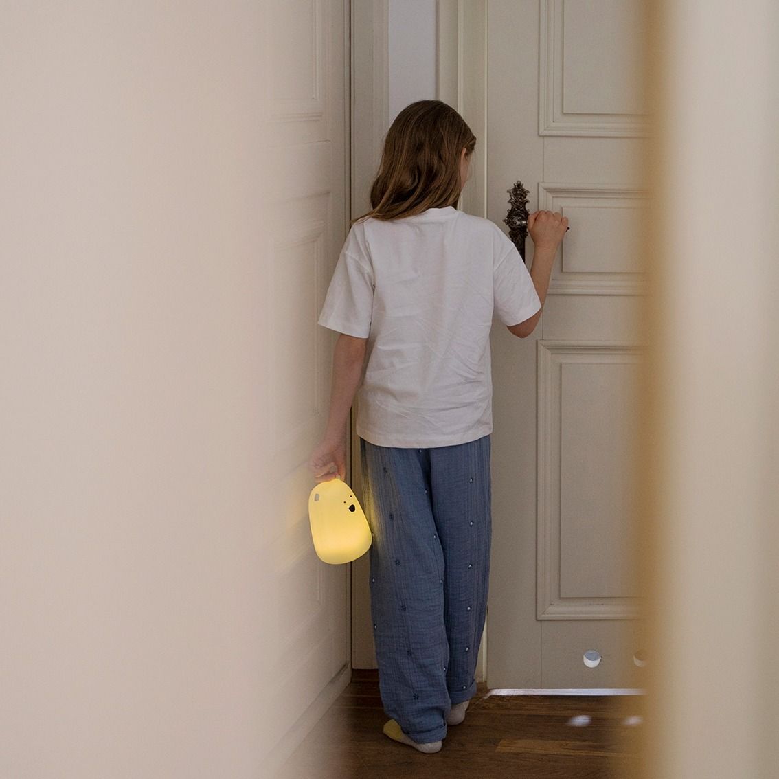 Rabbit & Friends BIG BEAR SILICONE NIGHT LIGHT WITH REMOTE CONTROL | modandtod.com