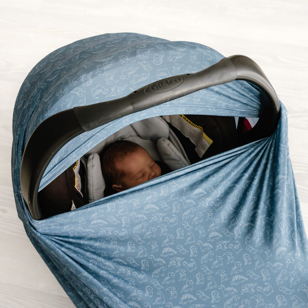 5 in 1 Multi Use Cover - Rexy & Friends - Capsule Cover, Highchair Cover, Shopping Trolley Cover, Breastfeeding Cover, Nursing Scarf - modandtod.com