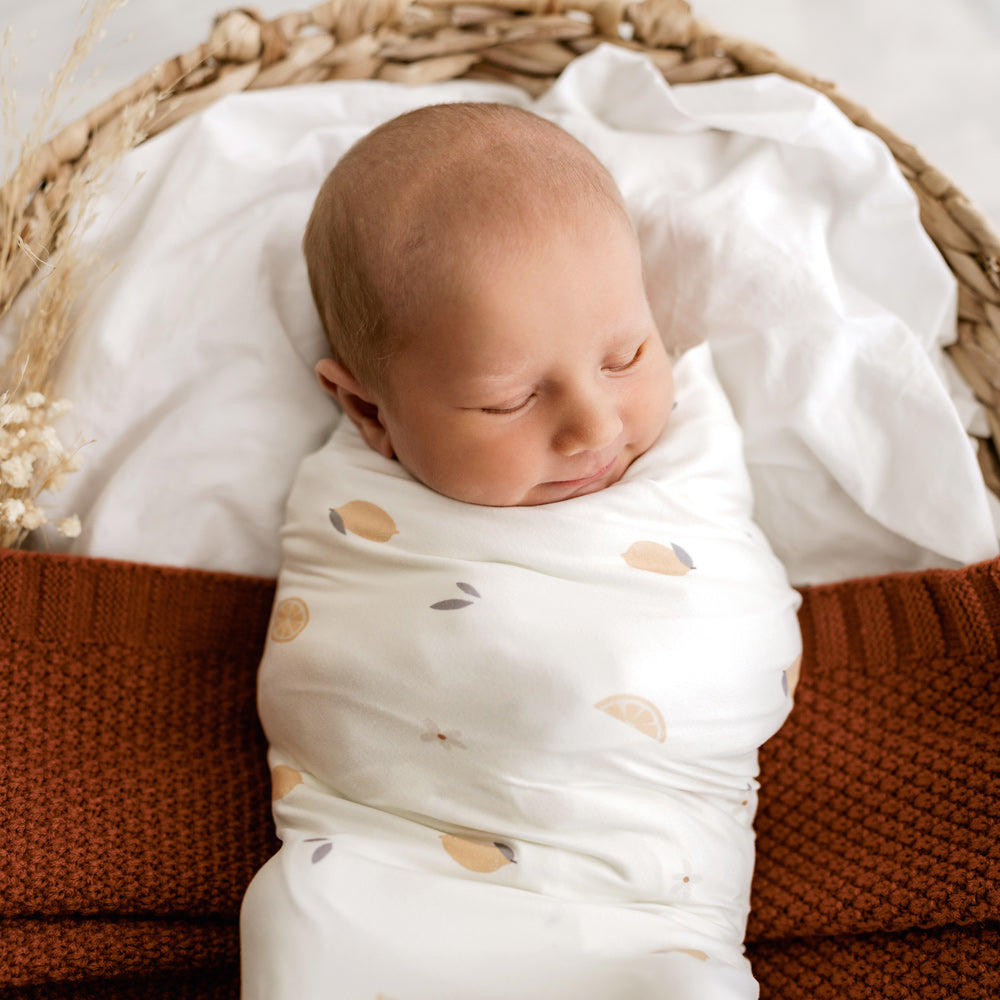 MOD AND TOD Baby Stretchy Swaddle | Lemon Squeezy modandtod.com