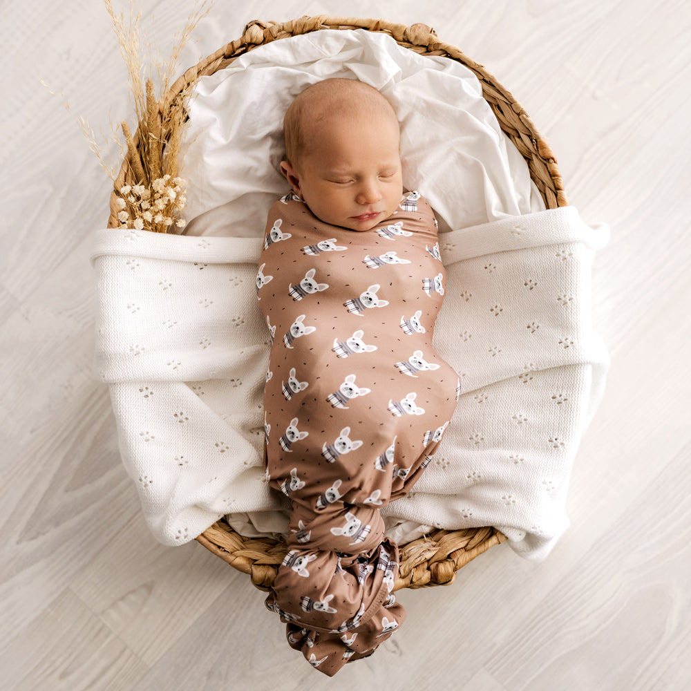 MOD AND TOD Baby Stretchy Swaddle | Little Frenchie modandtod.com