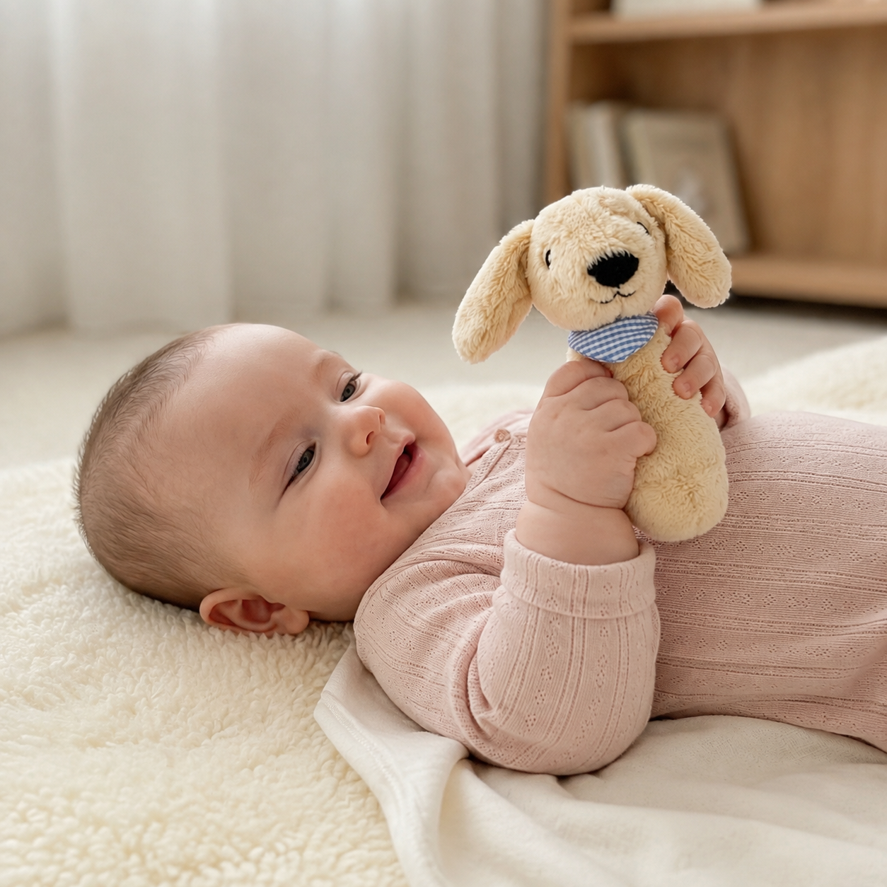 ALL4ELLA BABY RATTLE - DOG | modandtod.com