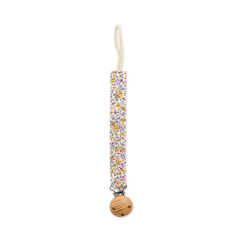 River & Oak Baby Dummy Pacifier Clip - Wildflower | modandtod.com