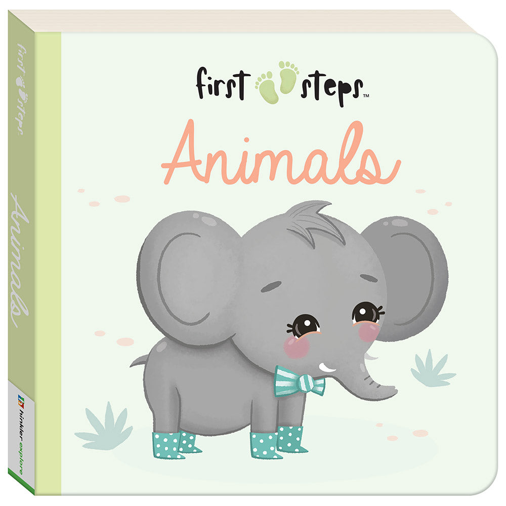 Hinkler First Steps Board Book | Animals for baby and toddlers. MOD & TOD