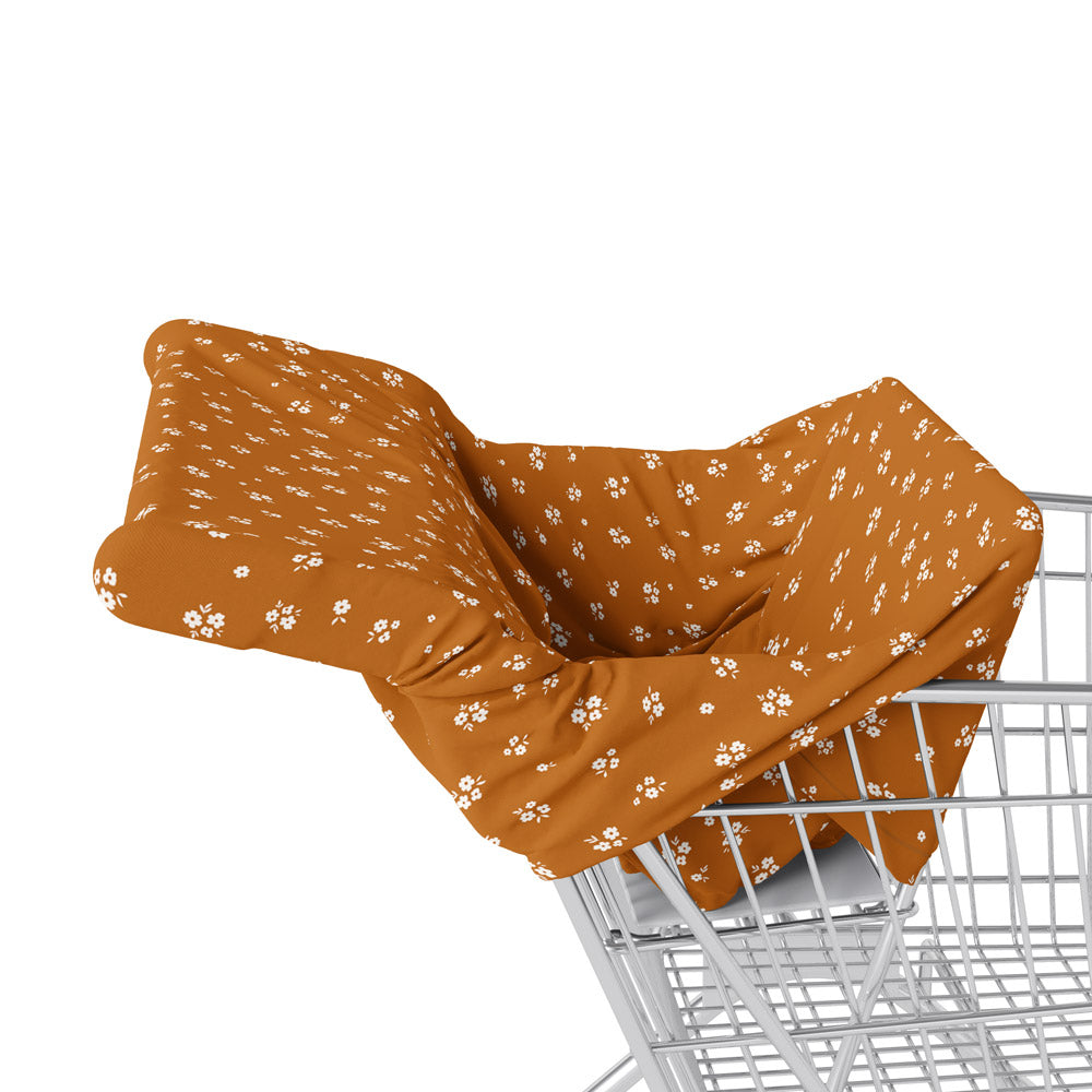 5 in 1 Multi Use Cover - Honey Blossom - Capsule Cover, Highchair Cover, Shopping Trolley Cover, Breastfeeding Cover, Nursing Scarf - modandtod.com