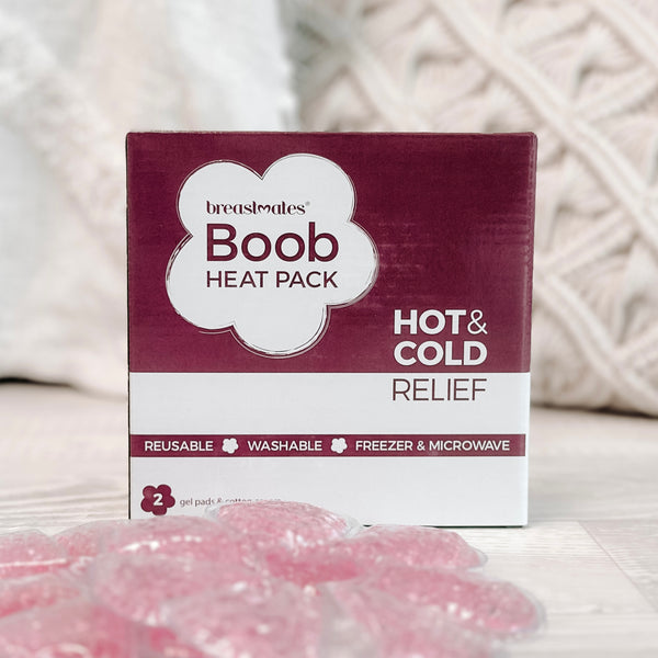 Breastmates Boob Gel Heat Pack Hot and Cold Relief for breastfeeding, postpartum modandtod.com