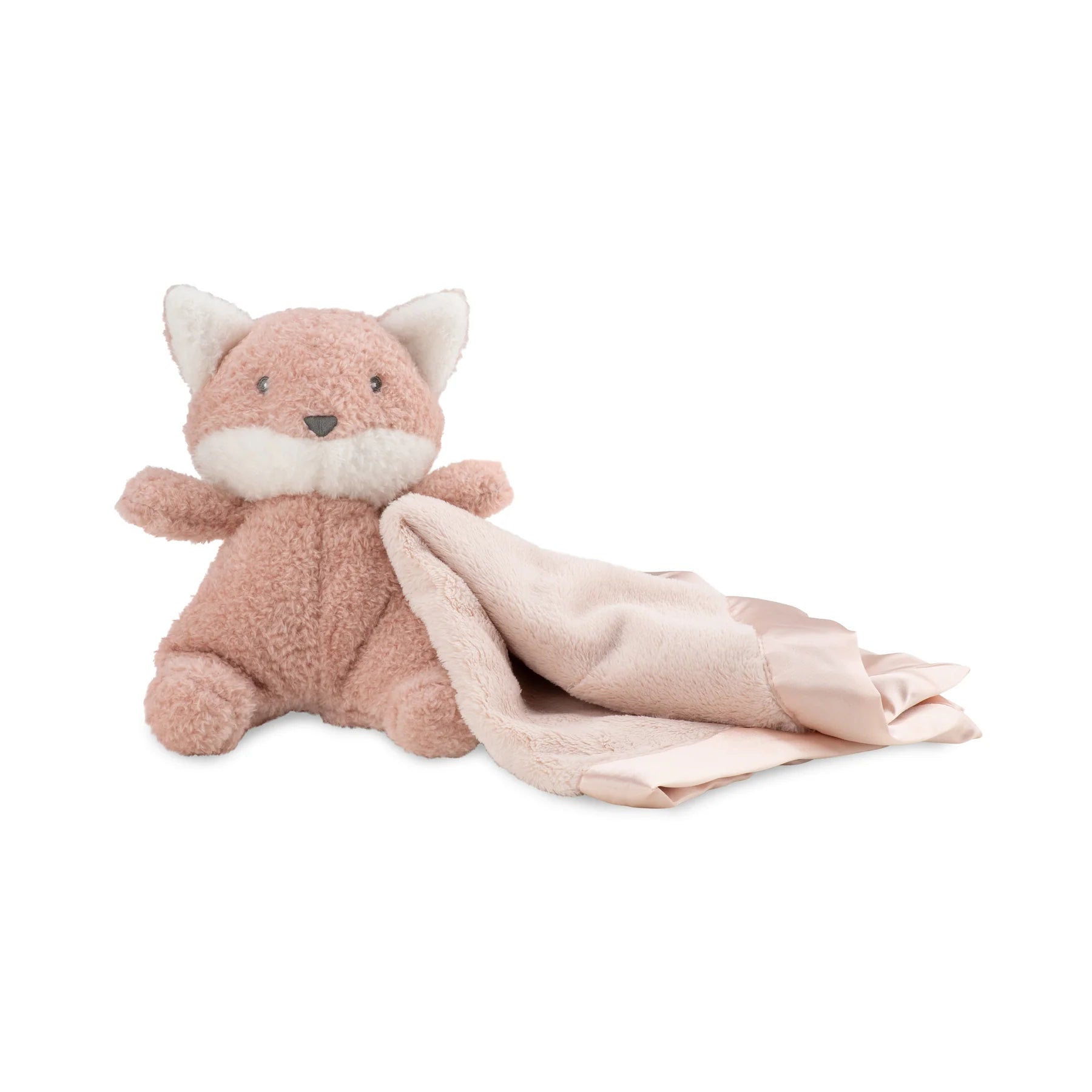 Little Bamboo Plush & Blankie Set - Dusty Rose for baby