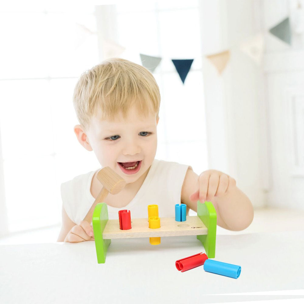 Classic World Rocking Pounding Bench for toddlers. MOD & TOD