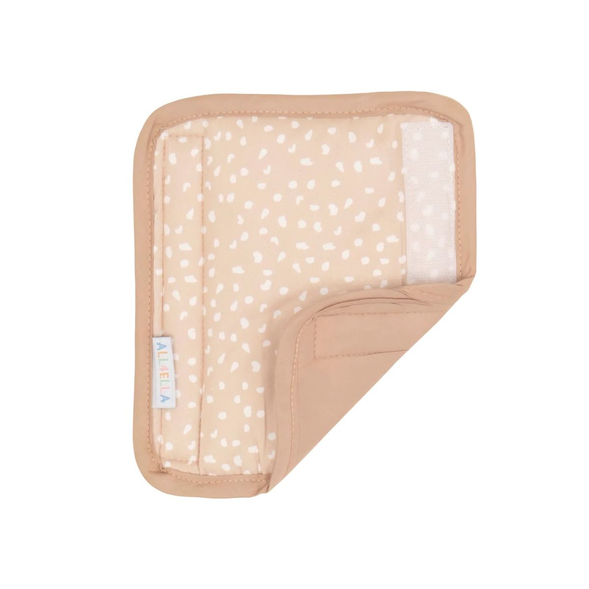 All4Ella Harness Covers & Pram Pegs | Beige Dots for baby stroller and pram. MOD & TOD