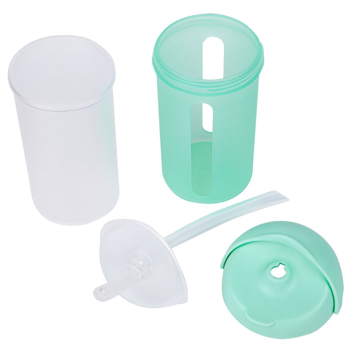 Boon Swig Straw Bottle 270ml - Mint for baby and toddler sippy cup. MOD & TOD