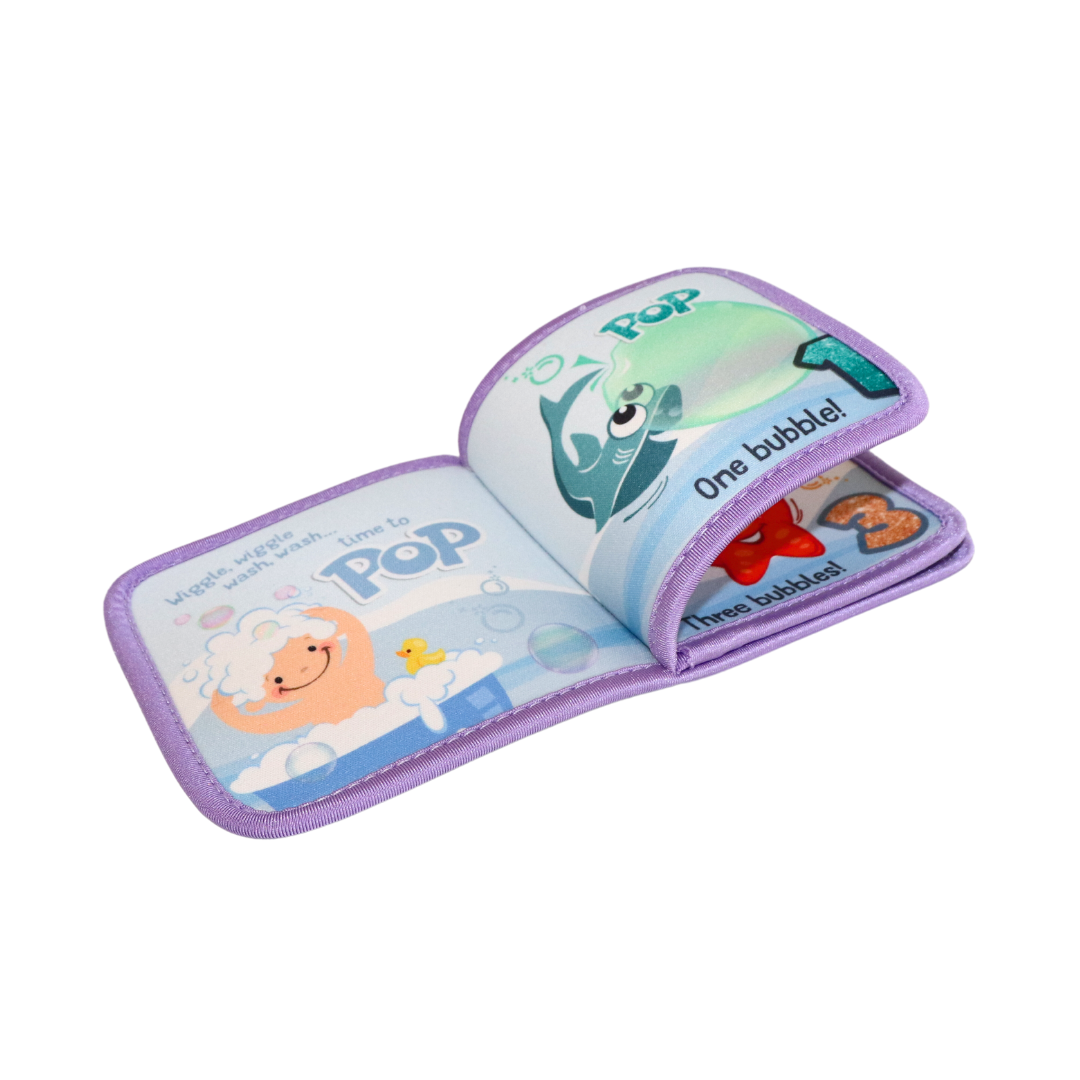 Jellystone Designs Baby Bath Book for baby and toddler. MOD & TOD