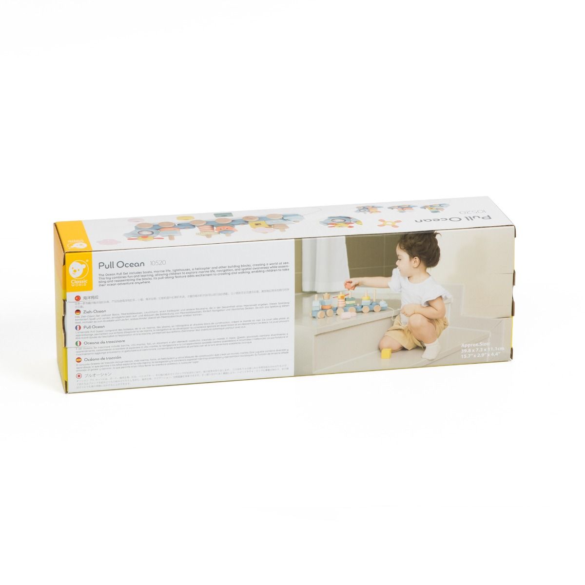 Classic World Pull Train - Ocean for baby and toddler. MOD & TOD