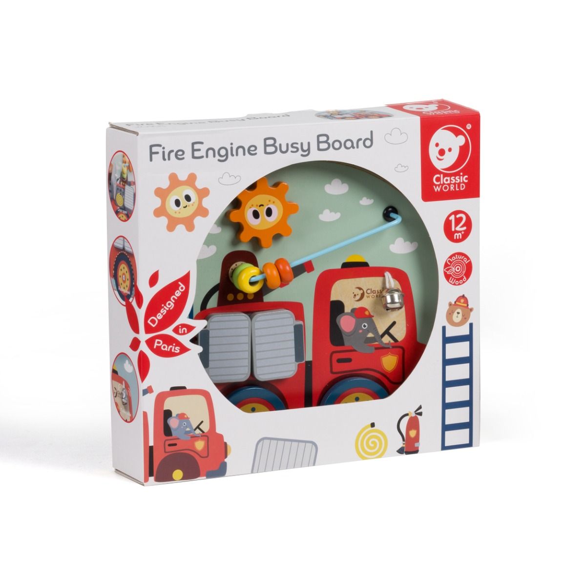 Classic World Busy Fire Truck for toddlers. MOD & TOD