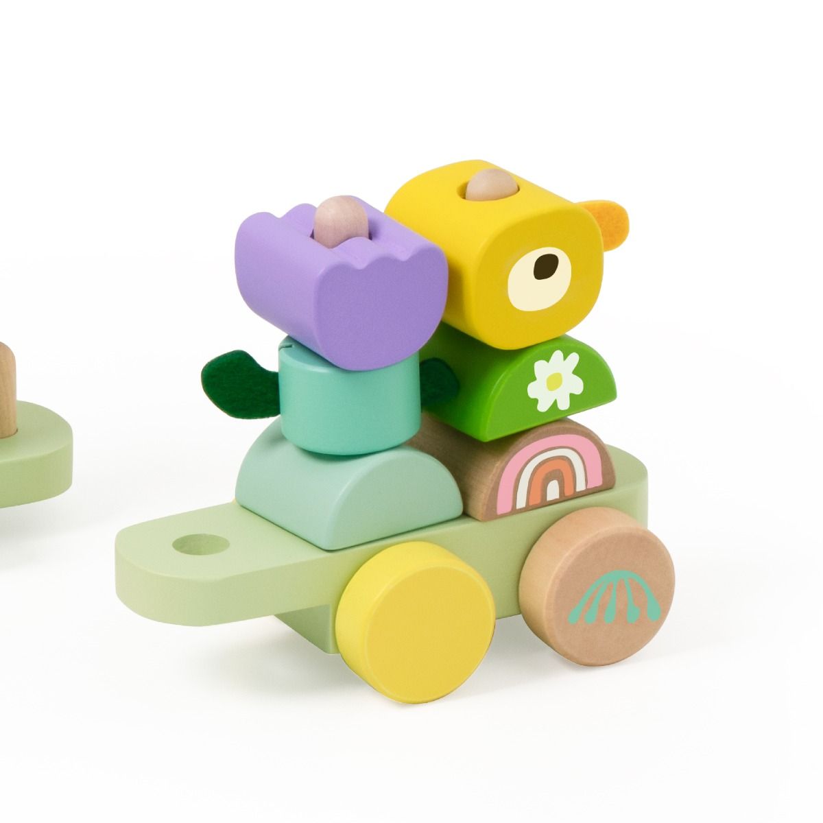 Classic World Pull Train - Jungle for baby and toddler. MOD & TOD