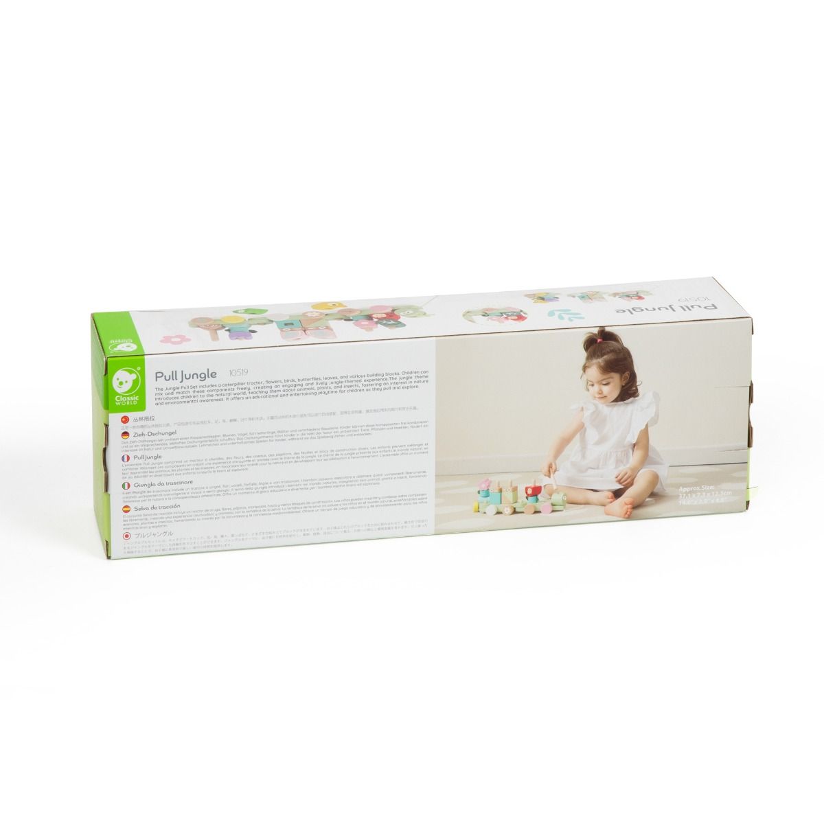 Classic World Pull Train - Jungle for baby and toddler. MOD & TOD