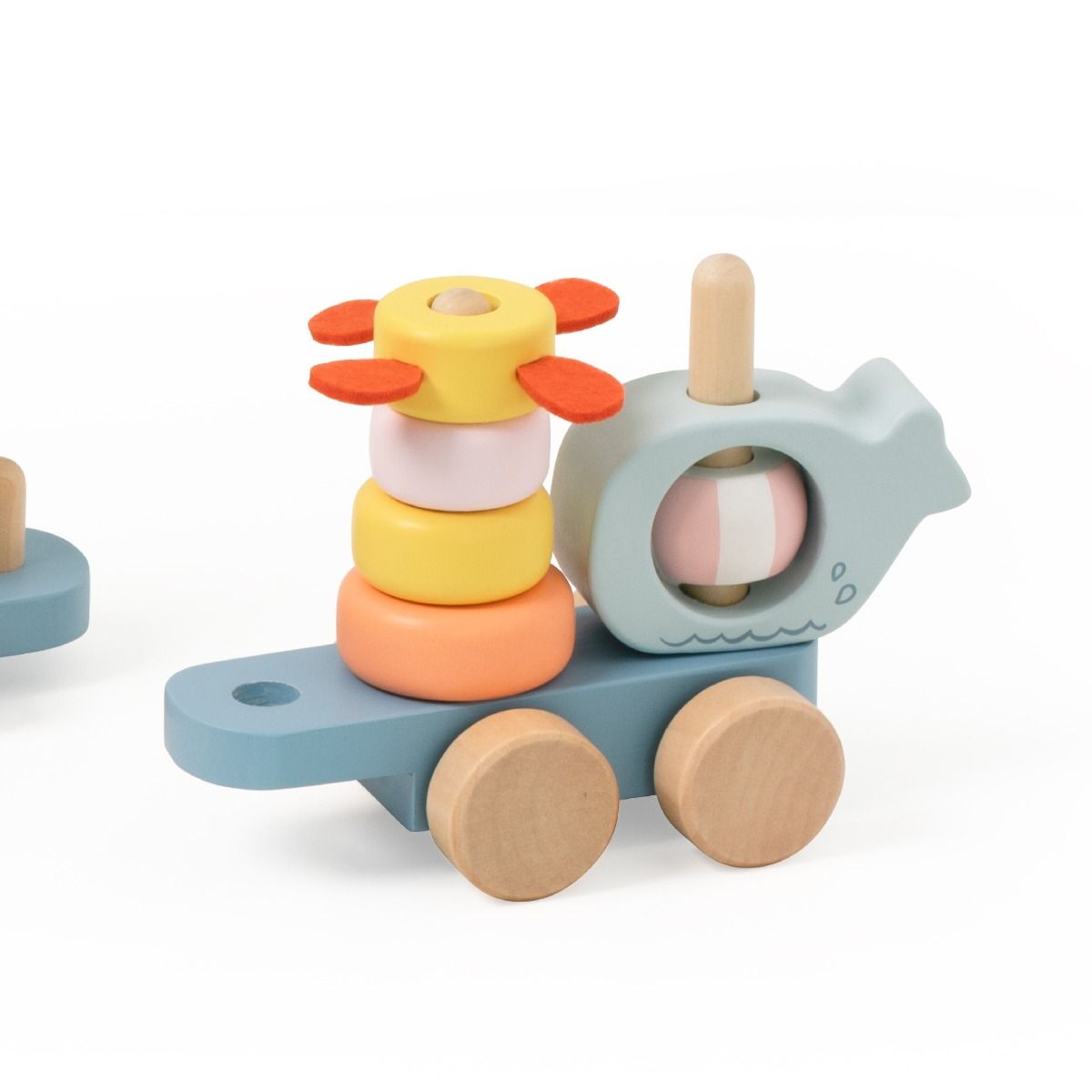 Classic World Pull Train - Ocean for baby and toddler. MOD & TOD