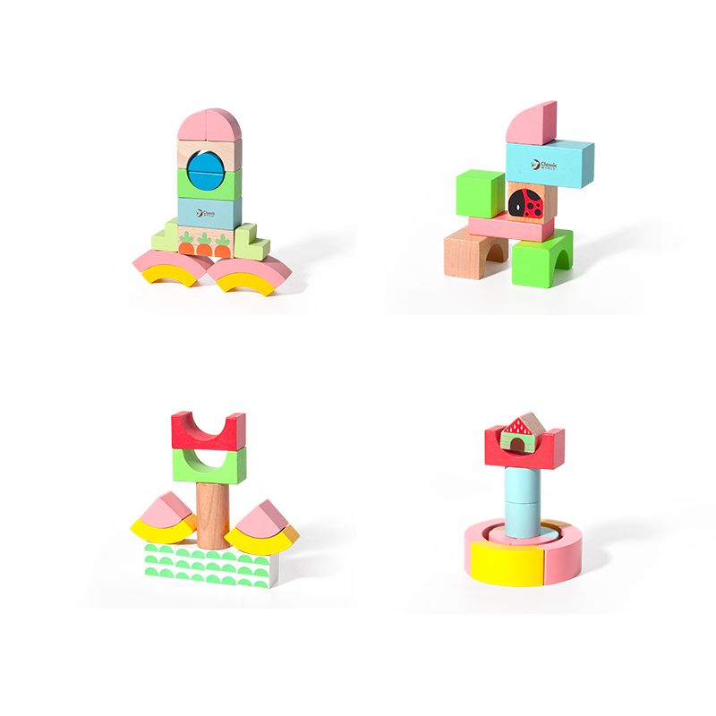 Rainbow Garden Blocks - 40pcs