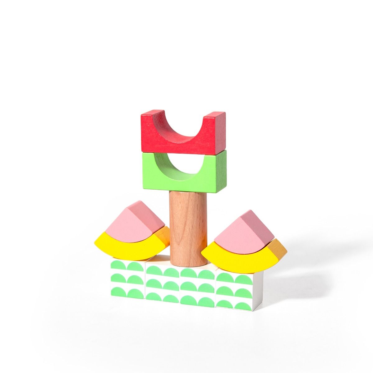 Classic World | Rainbow Garden Blocks - 40pcs for baby and toddler