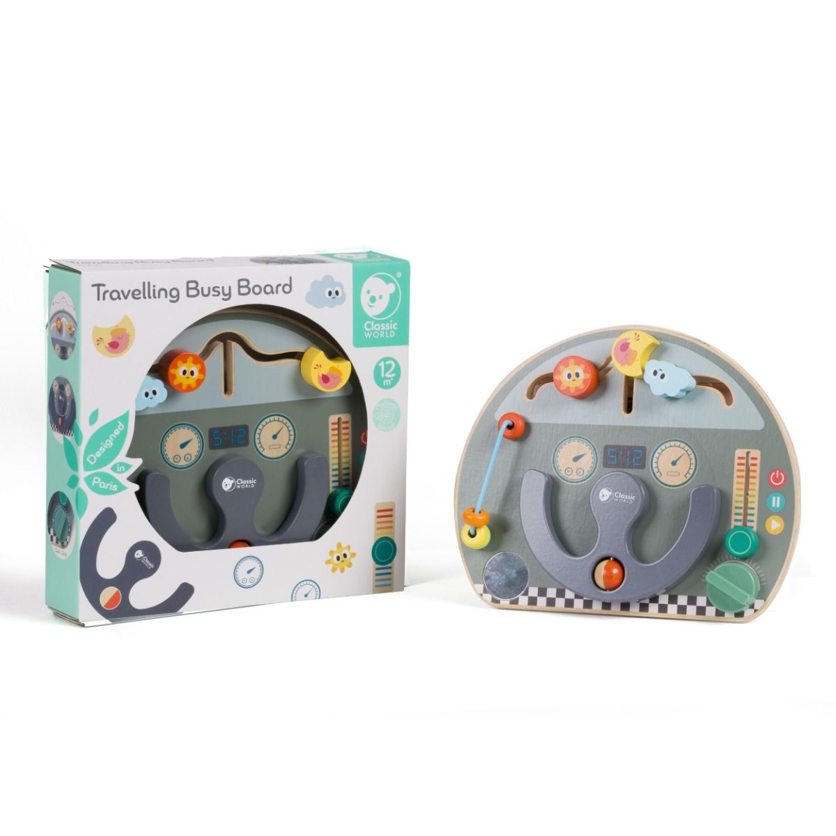 Classic World Busy Board - Travelling for toddlers. MOD & TOD