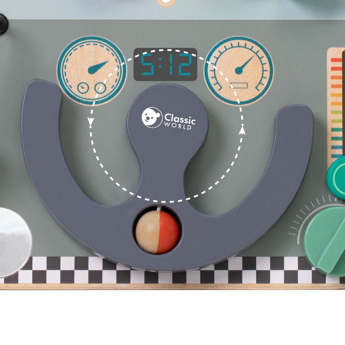 Classic World Busy Board - Travelling for toddlers. MOD & TOD