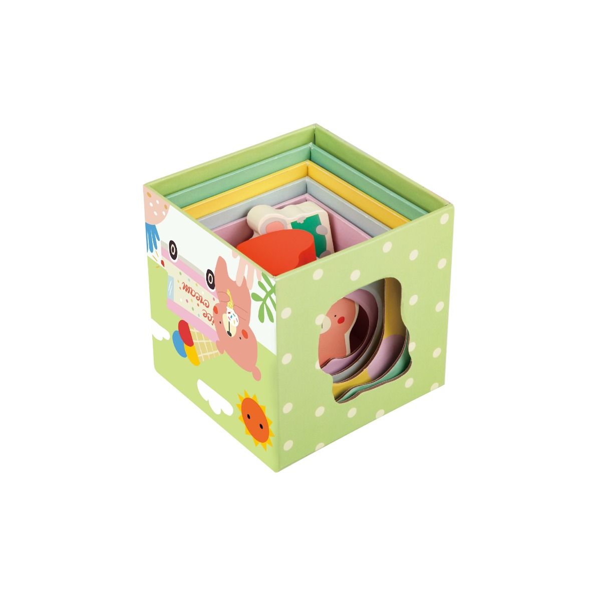 Classic World Forest Stacking Cubes for baby and toddlers. MOD & TOD