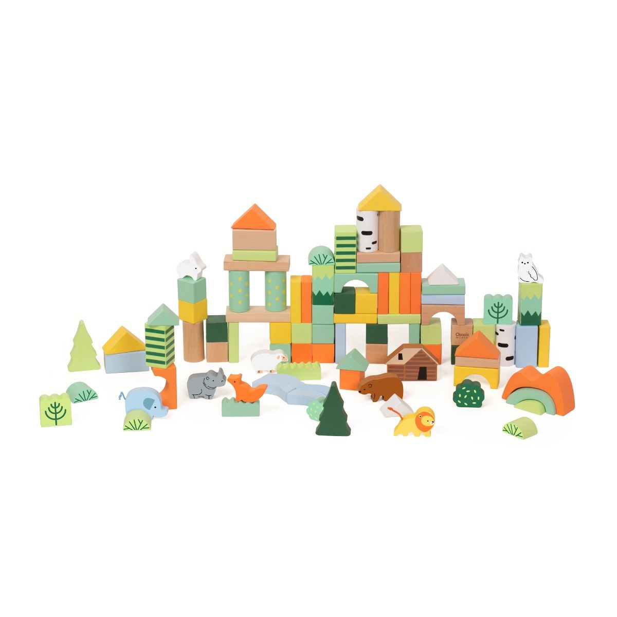 Forest Blocks 100pcs - Barrel