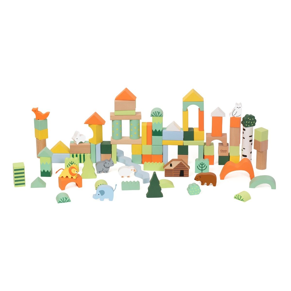 Forest Blocks 100pcs - Barrel