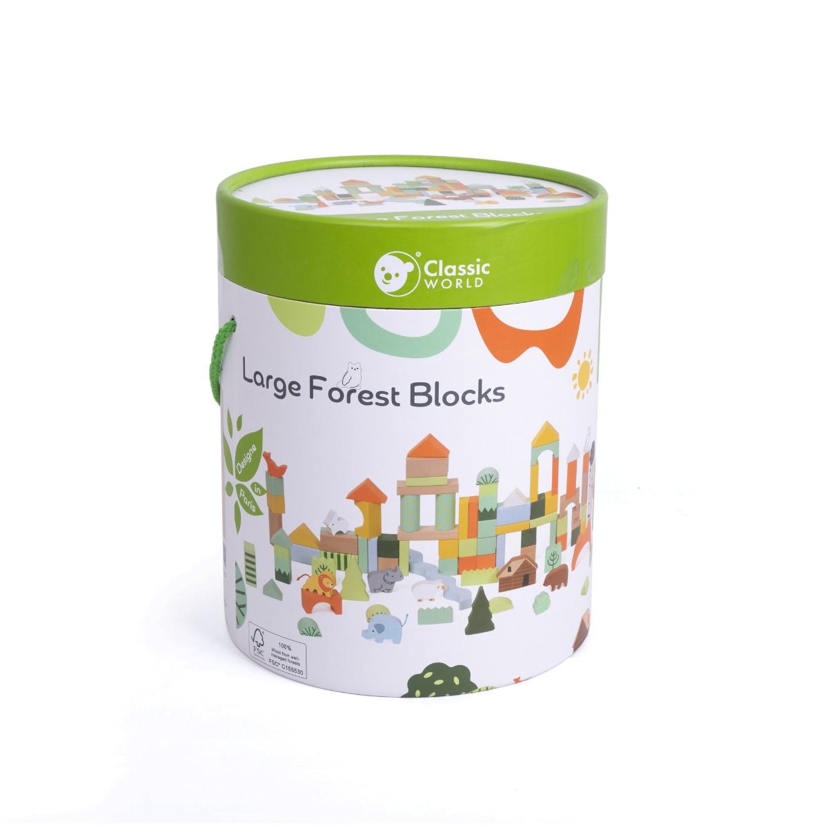 Forest Blocks 100pcs - Barrel