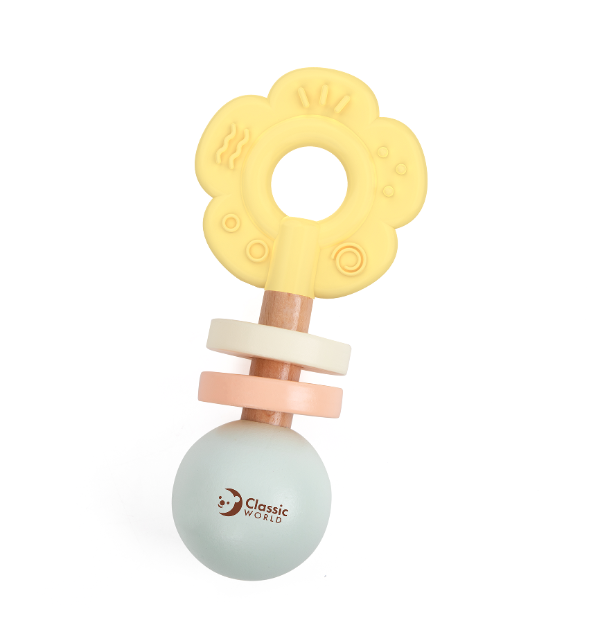 Classic World Flower Grasping baby toy. MOD & TOD