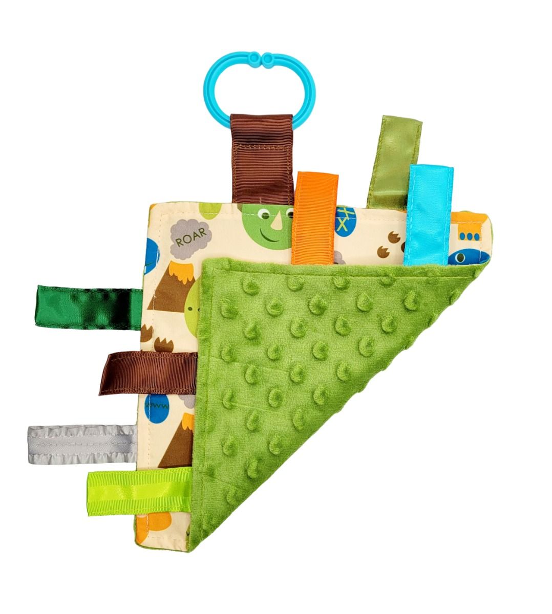 Baby Jacks Dinosaur Crinkle Sensory Toy for newborn and baby. MOD & TOD