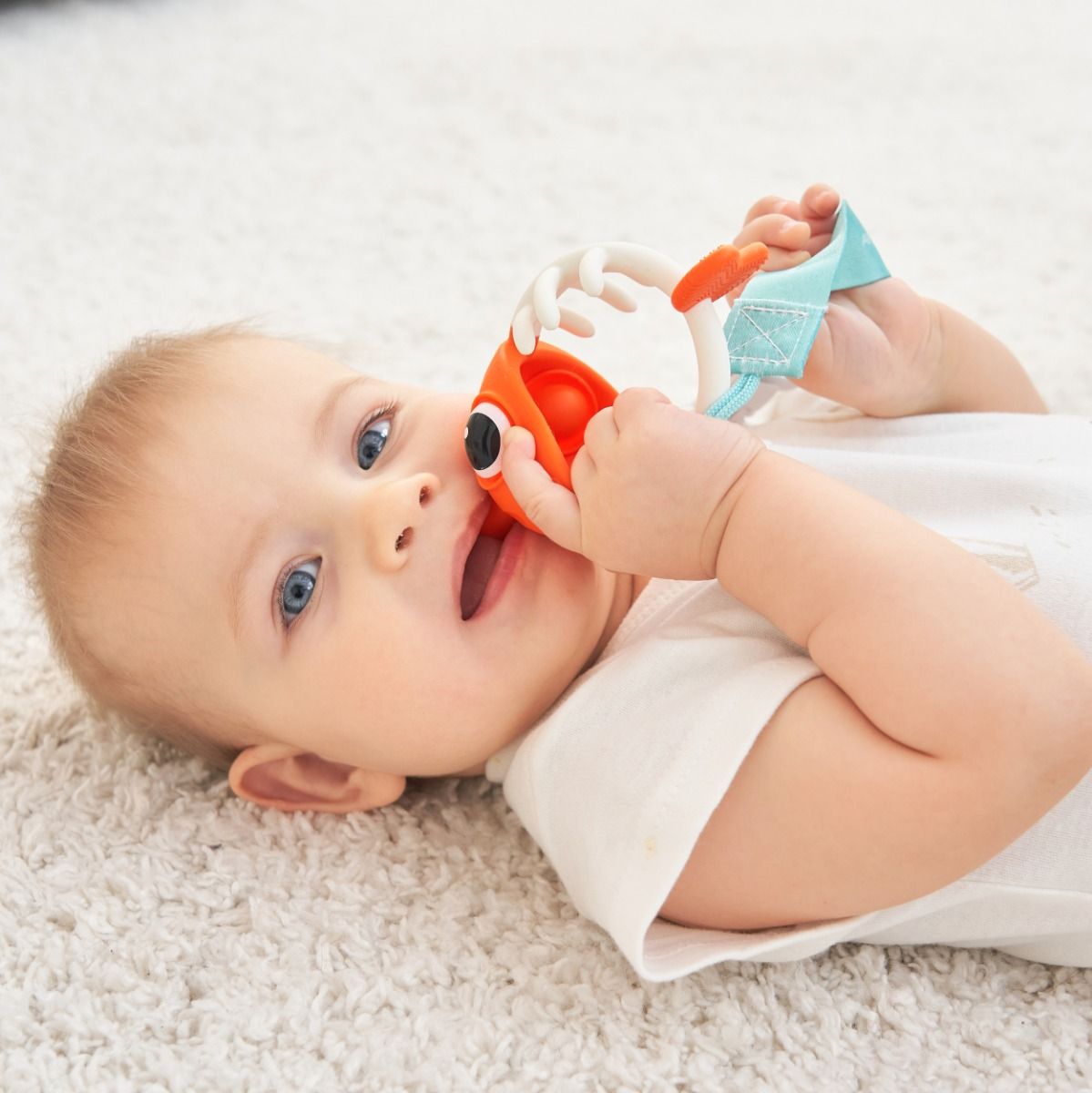 Mombella Clownfish Soothing Teether Toy for teething baby