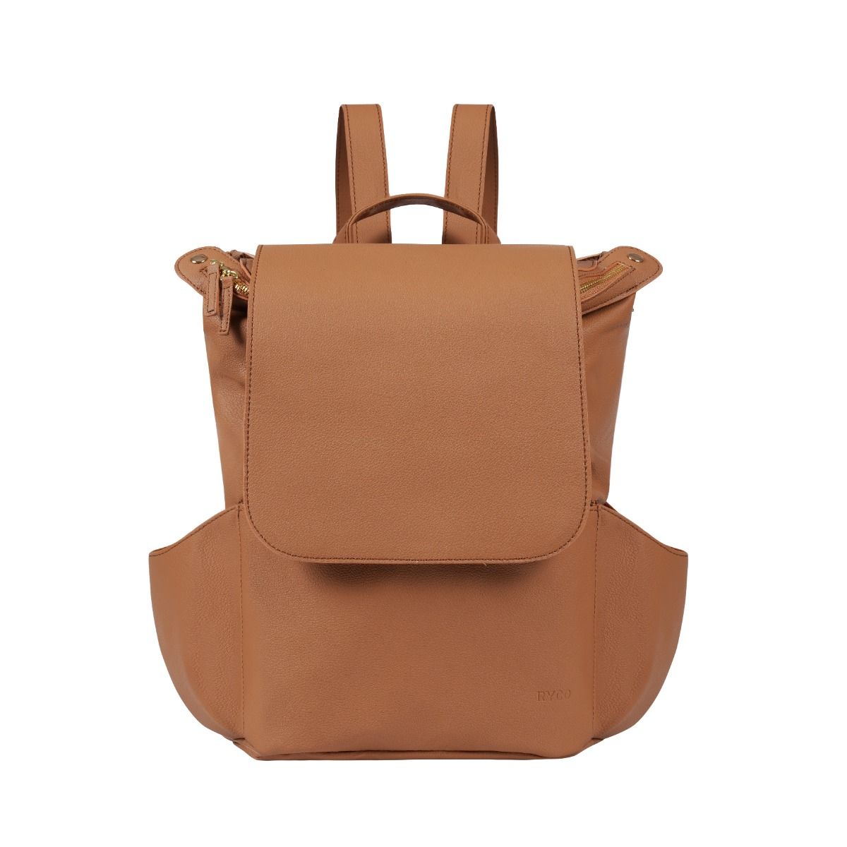 Ryco Olivia Backpack - Brown nappy bag for mums. MOD & TOD