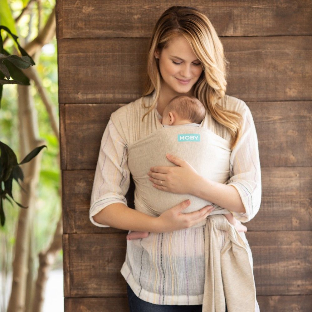 Moby Evolution Wrap - Almond | Baby Carrier Wrap | modandtod.com