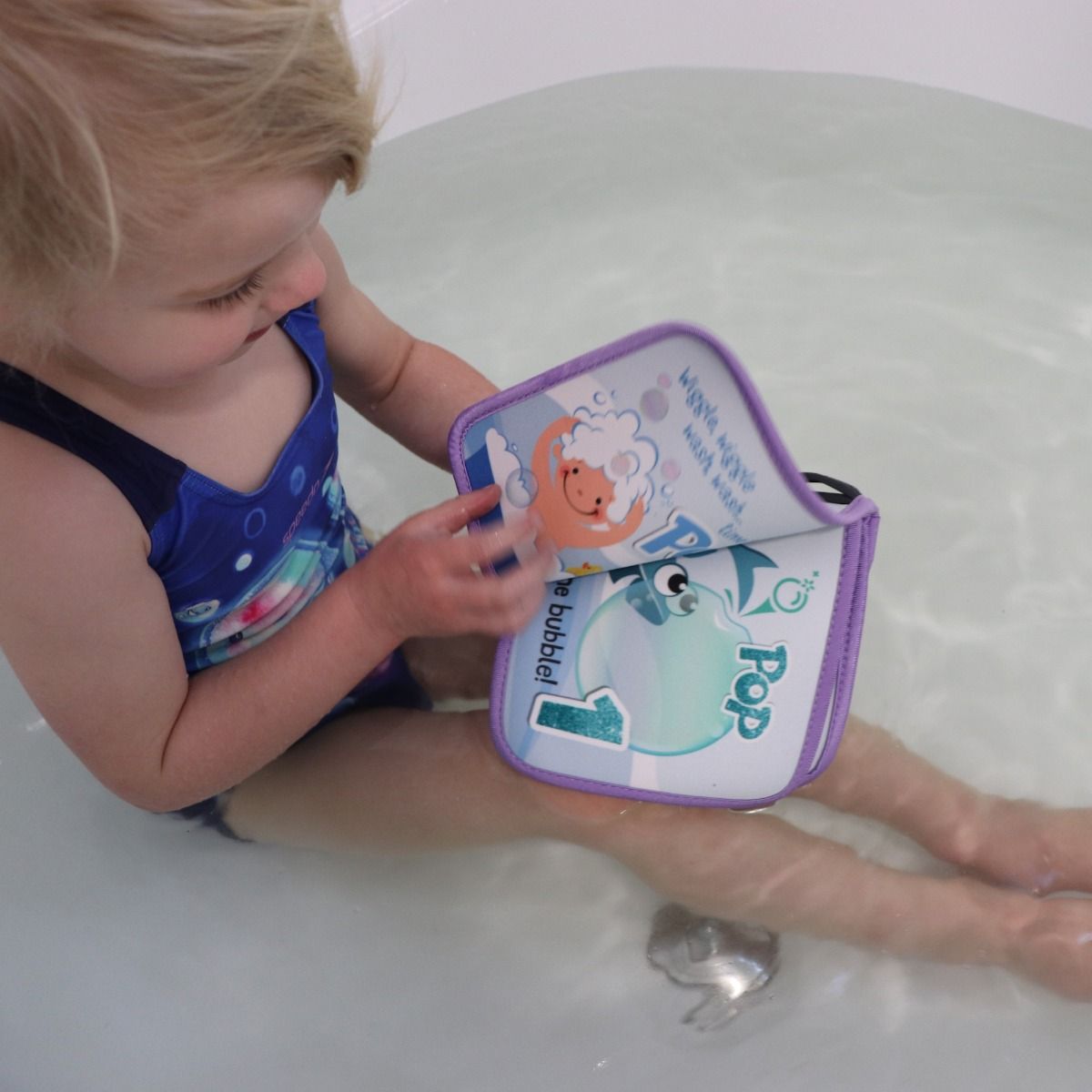 Jellystone Designs Baby Bath Book for baby and toddler. MOD & TOD