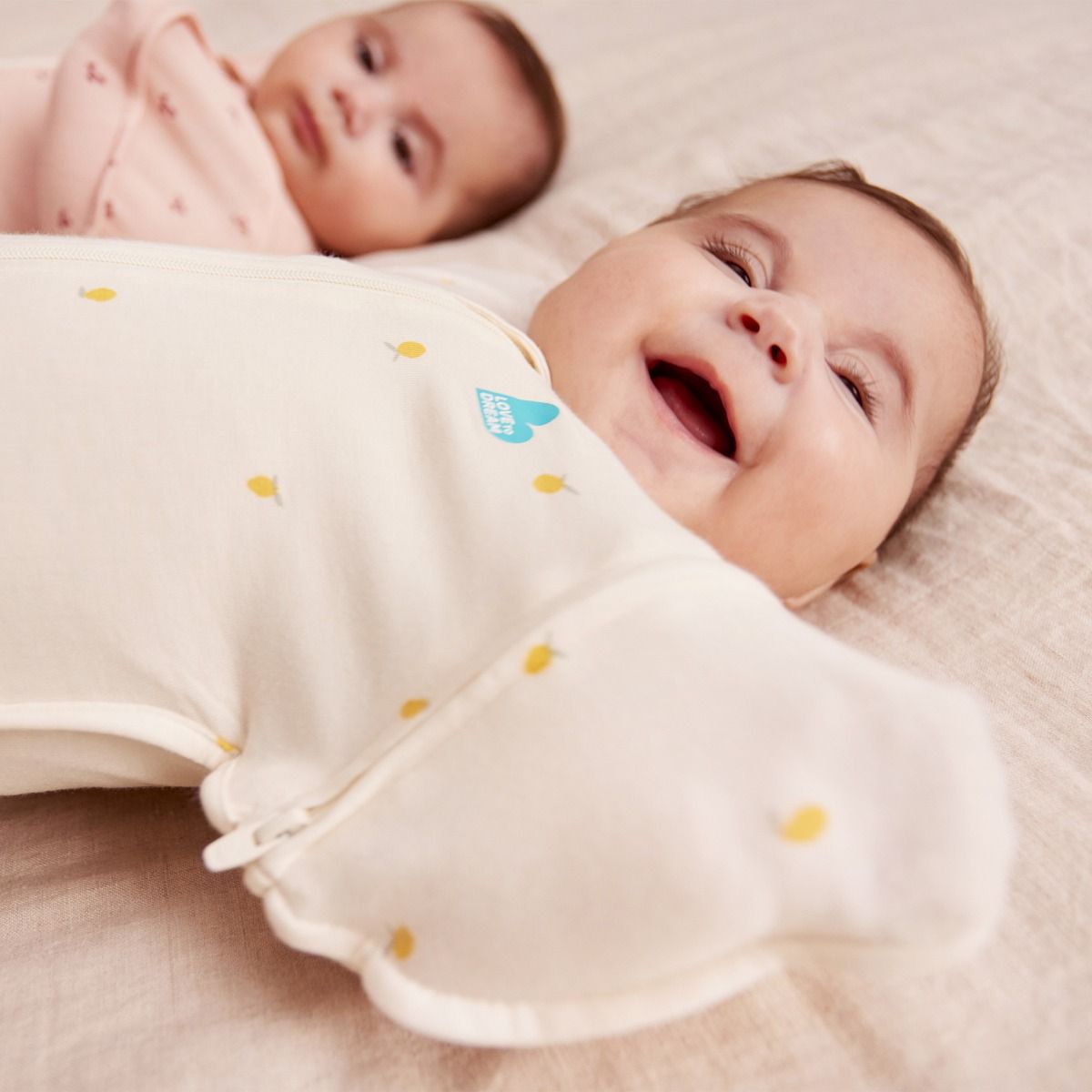 Swaddle Up™ Transition Bag Bamboo 1.0 TOG - Lemons