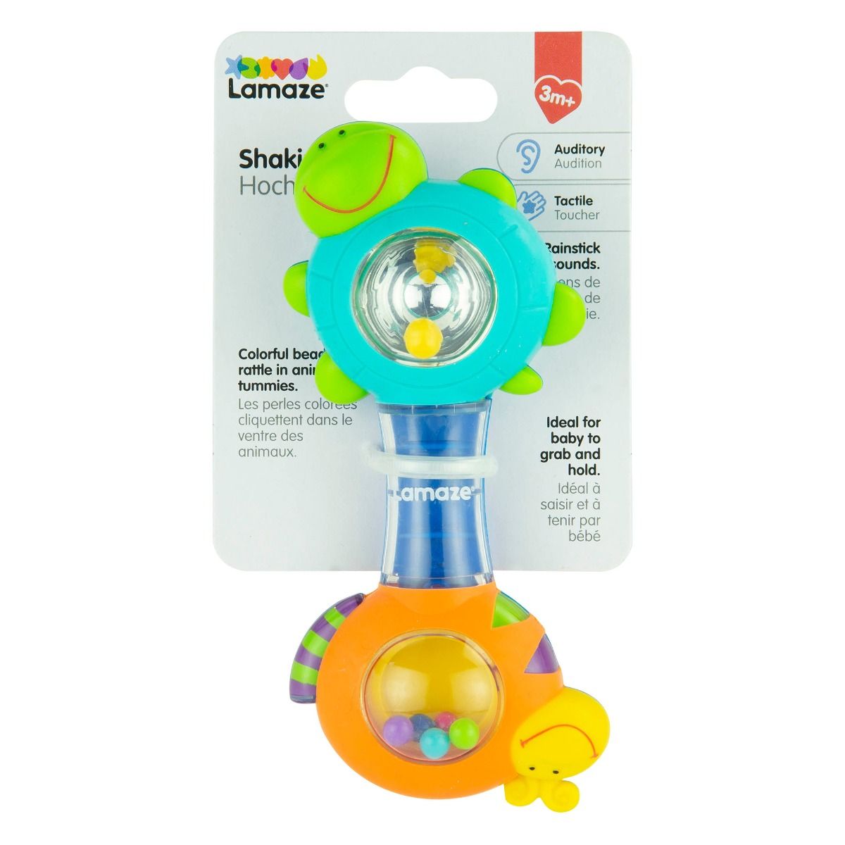 Lamaze Shakin Shells rattle for baby. MOD & TOD
