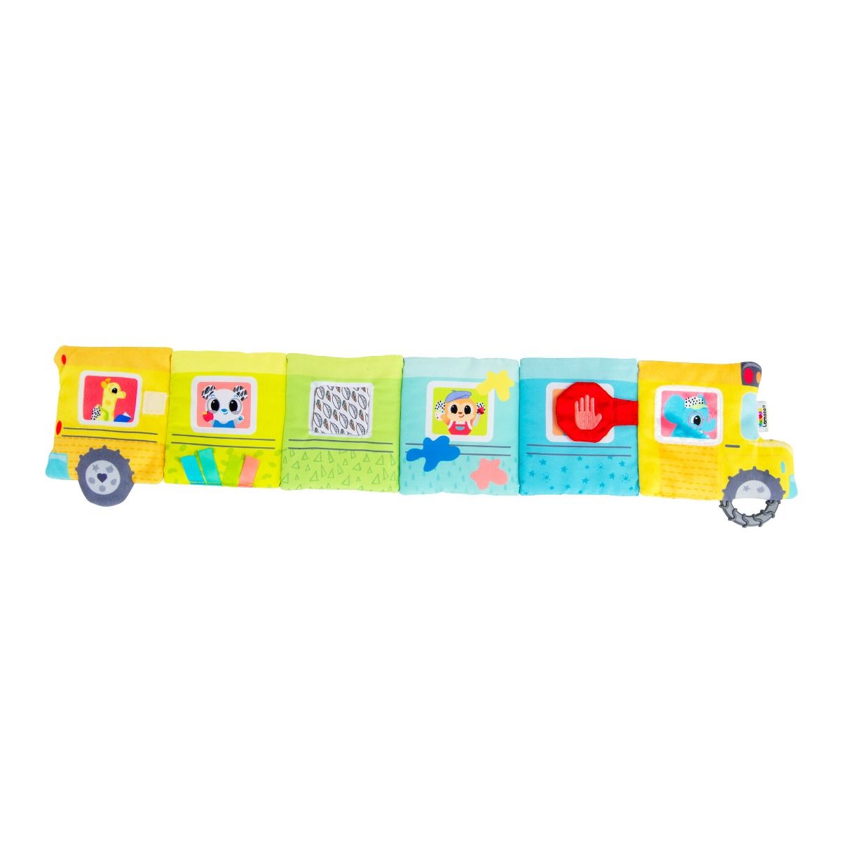 Lamaze Accordion Bus Soft Book for baby. MOD & TOD