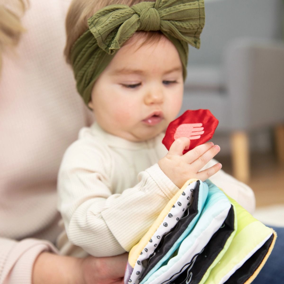 Lamaze Accordion Bus Soft Book for baby. MOD & TOD