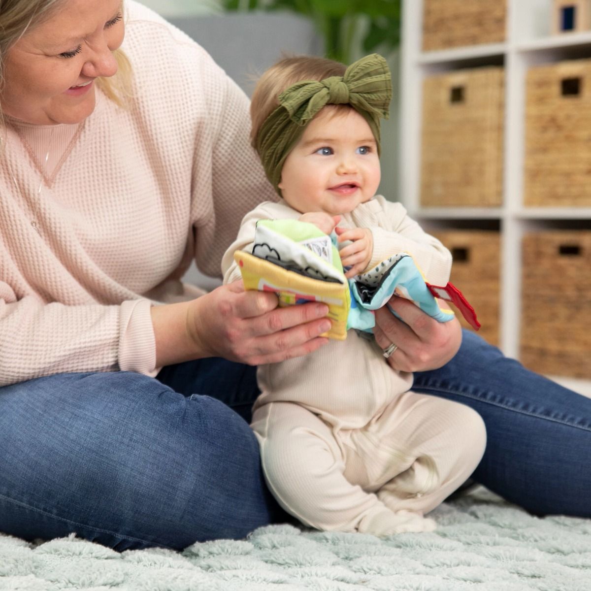 Lamaze Accordion Bus Soft Book for baby. MOD & TOD