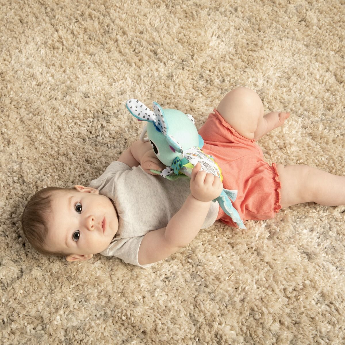 Lamaze Alise the Axolotl Clip & Go for newborn and baby. MOD & TOD