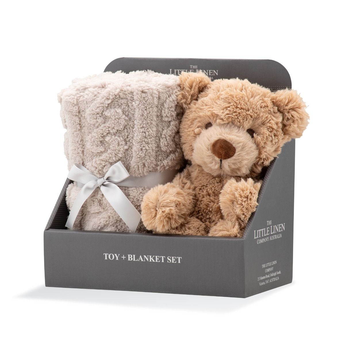 The Little Linen Company Plush Toy & Blanket - Willow Bear | Gift Set for Baby | modandtod.com