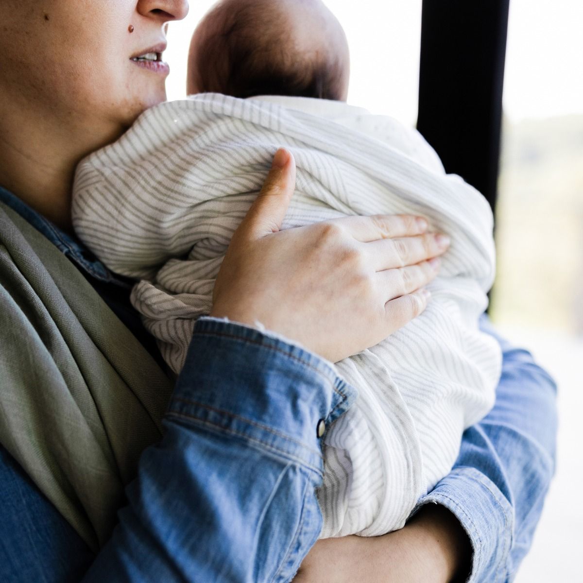 Little Bamboo Muslin Wraps 3pk - Bayleaf | Swaddle for Baby | modandtod.com