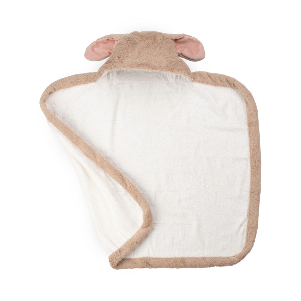 Little Linen Plush Hooded Towel - Harvest Bunny | modandtod.com